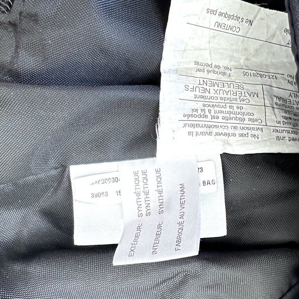 LACOSTE Black Nylon Logo signature Messenger Laptop shoulder bag - Picture 12 of 13